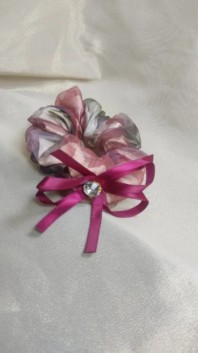 Hair%20Pony%20In%20Double%20With%20Ribbon%20Bow%20And%20Stone-%20Korean%20Style%20Poni-Hair%20Tie%20Poni%20%20-Hair%20Accessories%20-%20Image%203