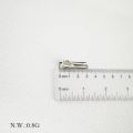 20Pcs Metal Flat Silver Hair Bow Clips Single Prong Hairdressing Hair Grip DIY Accessories Hairpins for Women Bows Making Craft. 