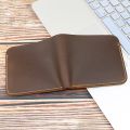 Handmade Leather Wallet Men Retro Short Man's wallet Durable Real Leather Wallet Handmade Breif Cartera Hombre. 