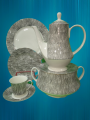 Bone China Dinner Set NTC-Full Sheet Texture 61 Pcs. 