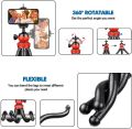 Portable Flexible LARGE 10inch Octopus Stand Gorilla tripod  for Digital Cameras, Mobiles & DSLR With mobile Holder. 