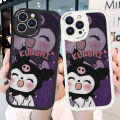 AMORVOR for Samsung Galaxy A10S Back Cover PU Leather Cartoon Sanrio Kuromi Phone Case Soft Silicone Edge Phone Cover. 