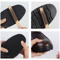 【Footprint】 Demine Rubber Outsoles Repair For Men Leather Shoes Soles Non-Slip Glue Stick Ground Grip Forefoot Pads Replacement Cushion Sole. 