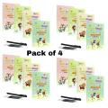 Sank Magic Reusable Copybook Set – Includes 4 Books & Refill Pens – Ideal for Preschool Kids to Learn Alphabet, Numbers, Math & Drawing. 