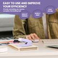 1 PCS Stapler Office Stapler For Desk Portable Durable Staplers Office Supplies (Purple). 