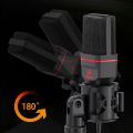 Redragon GM100 Gaming Streaming and Studio Microphone with stand 3.5mm Connector Mic. 