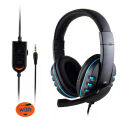 3.5mm Wired Gaming  Headset With Adjustable Microphone Volume Controller Noise Cancelling Headphones Compatible For Pc Gaming. 