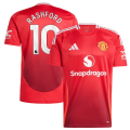 Man United T-shirt and Shorts Football Kit new design 2024/2025 Adults and Kids Sizes Available. 