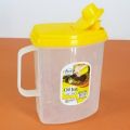 Kitchen accessories 1 litter cooking oil jug compact and convenient oil dispenser and safe storage oil bottle for home and commercial use. 