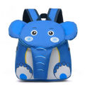 Cartoon Elephant Shoulder Bag Kindergarten Schoolbag Backpack For Toddler Kids. 