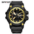Sanda Men's Watches Sport LED Digital Waterproof Wristwatches 3179. 