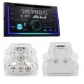 Nickel Plated Power Ground Distribution Block 1 In 3 Out Car Audio Stereo Modification Parts. 