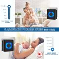 Satisure Wireless Bell, Waterproof Doorbell Set 400 m / 1300 ft Range, Front Door Bell IP55 Outdoor / 58 Melodies / 5 Volume Levels (2 Transmitters and 4 Receivers). 