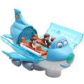 360° Rotating Electric Airplane Toys for Kids Bump and Go Action Toddler Toy Plane with LED Flashing Light Sound for Boys. 