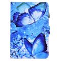 For Samsung Galaxy Tab A 8.0 T350 Sewing Pen Slot Leather Tablet Case. 