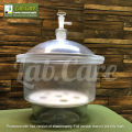 Vacuum Desiccator 210mm, Glass Desiccator 210mm, Laboratory Vacuum Desiccator Borosilicate Glass. 