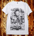 Summer new Mix All Rapper Ice Cube Eminem 2Pac U-Nack, V-Nack White Gray T-Shirt O-Neck Tee Shirt Top Tee. 