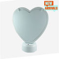 Heart shape Magic Mirror Photo Frame with LED light | a unique gift for happy birthday , wedding anniversary , bridal shower, baby shower etc. 