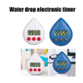 Digital Bathroom Clock Waterproof Shower Clock Timer Temperature Humidity Visual Countdown Timer Wall Clock White. 