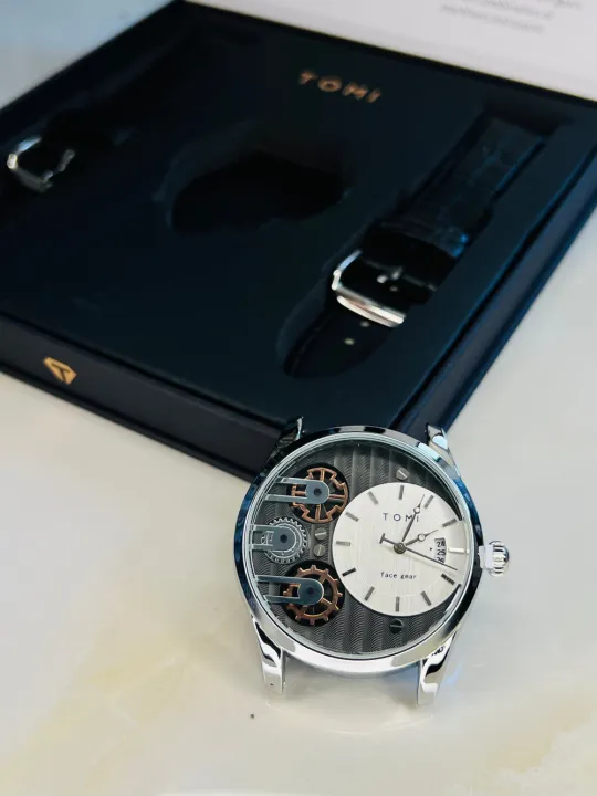 TOMI%20T106%20Face%20Gear%20Dual%20Strap%20Watch%20Date%20Adjustable%20Dual%20Face%20Gear%20Watch%20Double%20Strap%20Luxury%20Watch%20-%20Image%202