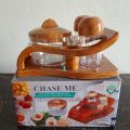 Chase me Salt and Pepper Shaker set Sugar Pot & Tooth Pick Holder Spice Pots Masalah Pots. 