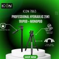 Icon 7863 Professional Hydraulic 2 in1 Tripod + Monopod. 