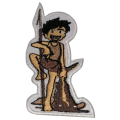 Adnan wa lina Arabic Cartoon Embroidered Iron On Patch Sew On Badge Bags Caps Jeans and Jackets. 