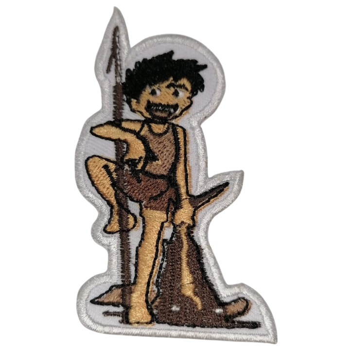 Adnan wa lina Arabic Cartoon Embroidered Iron On Patch Sew On Badge Bags Caps Jeans and Jackets