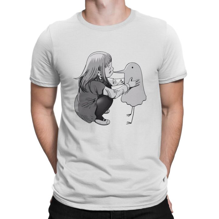 Aiko's kiss bird mango MAN'S tshirt Oyasumi punpunpun crewneck short sleeve 100% cotton t shirt humor top quality gift idea