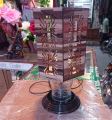 1 piece Wooden Table Lamp With LED Light for Bedroom and Home Decor, Sold by Fight Fitness. 