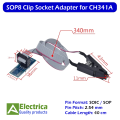 CH341 24 25 Series EEPROM Flash BIOS Programmer Test Clip For EEPROM 93CXX / 25CXX / 24CXX DIY KIT By Electrica. 