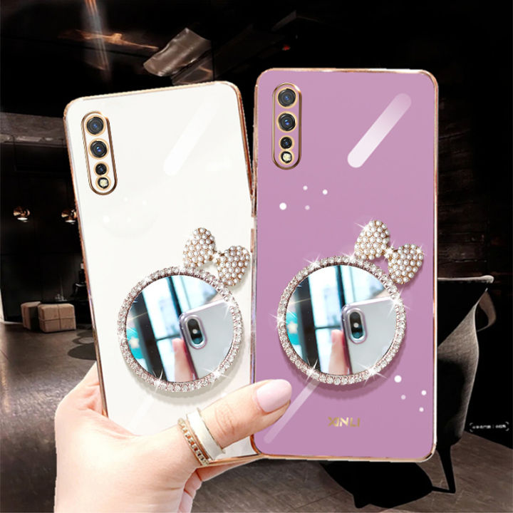 For%20Vivo%20S1%20Back%20Cover%20+%20Bowknot%20Makeup%20Mirror%20Fashion%20Shiny%20Plating%20Square%20Bumper%20Bling%20Girls%20Phone%20Case%20Soft%20TPU%20Silicone%20Shockproof%20Back%20Cover%20-%20Image%205