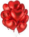 Happy Anniversary decoration set Beautiful Anniversary Surprise theme Happy Anniversary Foil Balloons, Golden and & Red Latex Balloons, Fairy Light, foil Heart Balloons anniversary Combo Kit Pack. 