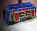 7 inches Miniature W-11 bus Model, Decorative miniature truck, home decoration / Handicraft / Handmade / Hand Painted / Vip's Creation. 