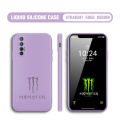 Jizetin for OPPO Reno 3 Pro 5G Back Cover Devil's Claw Multicolor Liquid Silicone Phone Case Soft Square Lens Protection Phone Cases. 