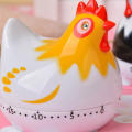 Rotating Chicken Kitchen Timer Traditional Cooking Mechanical Kitchen Timer Alarm Countdown Chicken timer for Kitchen Home Chef. 