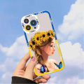 Ukraine flag pattern phone case for iPhone 11 12 13 mini pro Max 14 Pro Max case shell. 