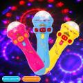 Funny Lighting Toys Kids Jouet Bebe Flash Microphone Model Cute Mini Wireless Music Karaoke Luminous Toys for Baby Model Gift. 
