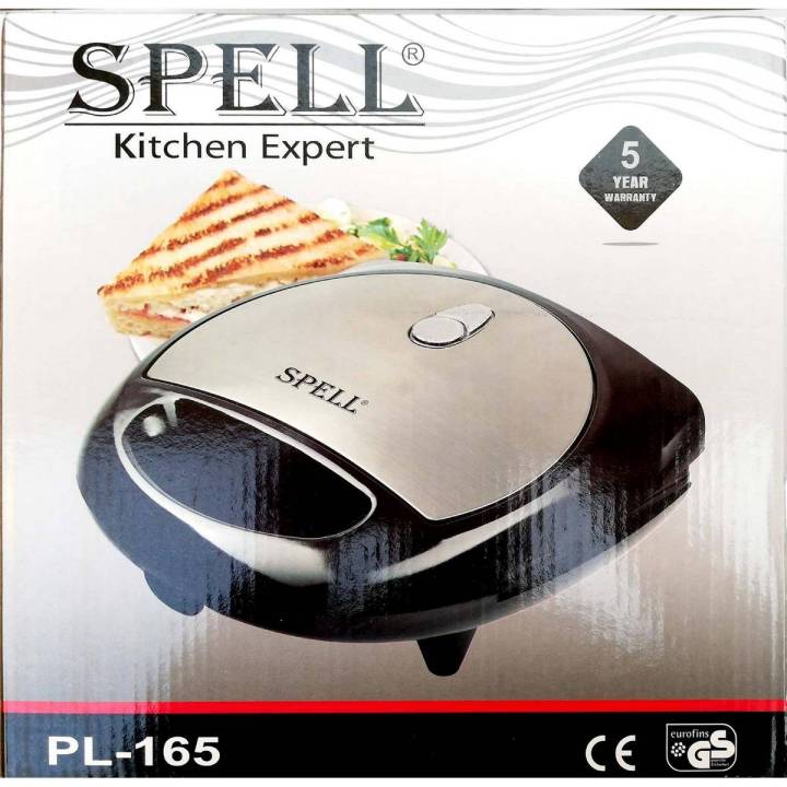 Spell 2 Slice Sandwich Maker - Black