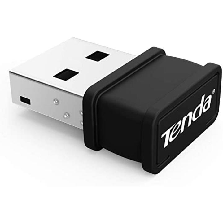 Tenda Wi-Fi Dongle N150 Mini Wireless Network USB Wi-Fi Adapter for PC Desktop Laptop Supports Windows XP/7/8/8.1/10 Driver-Free