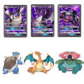 New 10000 Point Arceus Vmax Pokemon Card Metal DIY Card Charizard Gold Limited Edition Gift Game Collector Card for Kids. 