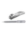 PACK OF STAINLESS STEEL MADE 1 NAIL CUTTER AND 1 NAIL FILER /MANICURE ACCESSORIES / FOR HOMELY USE. 