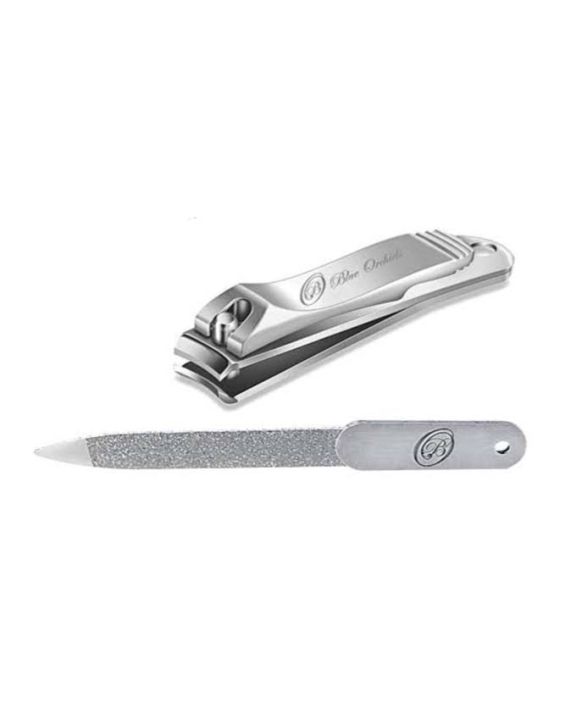 PACK OF STAINLESS STEEL MADE 1 NAIL CUTTER AND 1 NAIL FILER /MANICURE ACCESSORIES / FOR HOMELY USE