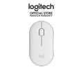 Logitech M350 Pebble Wireless Bluetooth Mouse - Silent (Off White). 
