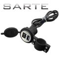Universal Bikes 5V-2.1A Motorcycle Mobile Phone USB Charger Port Power Adapter Socket Hot (Black). 
