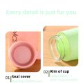 Nice Glass Bottle Water Mini Flask Bottle With Vaccum Flask And Loop Temperature Resistant, For Hot & Cold Water, Milk, Lassi, Juice,smoothie, Detox Water 400ml (random Colors). 