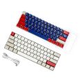 Newmen GM610 60% Wireless Mechanical Keyboard,Wired/Bluetooth RGB Backlit,61 Anti-Ghosting Keys,Programmable,Hot-Swappable Gaming Keyboard,for PC Windows. 