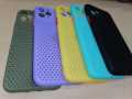 iPhone 11 Pro Max Cooling Breathing Mesh Soft Rubber And Color Buttons Phone Case. 