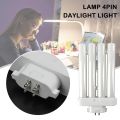 FML 27EX-N 27W Fluorescent Lamp 4 Pin Quad Tube Energy Fluorescent Bulb Bulb Saving 6500K Light Light 4 Compact Rows. 