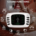 Electronic Pulse Massager - Digital Physiotherapy Machine - Full Body Pulse Muscle Relax Massage Pain Relief Neck back Shoulder waist feet Massaging machines 8 modes Massage - Stroke acupuncture slippers cupping scrapping immunotherapy Slimming Massager. 